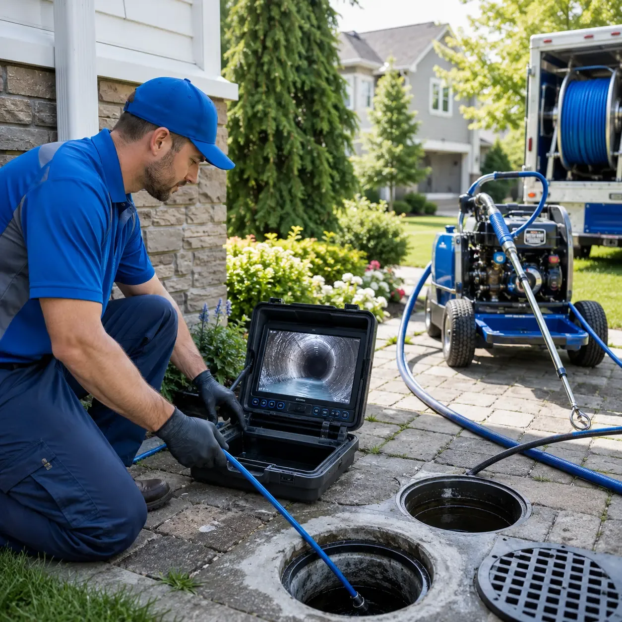 Outdoor drain cleaning professionals serving Saint John, IN