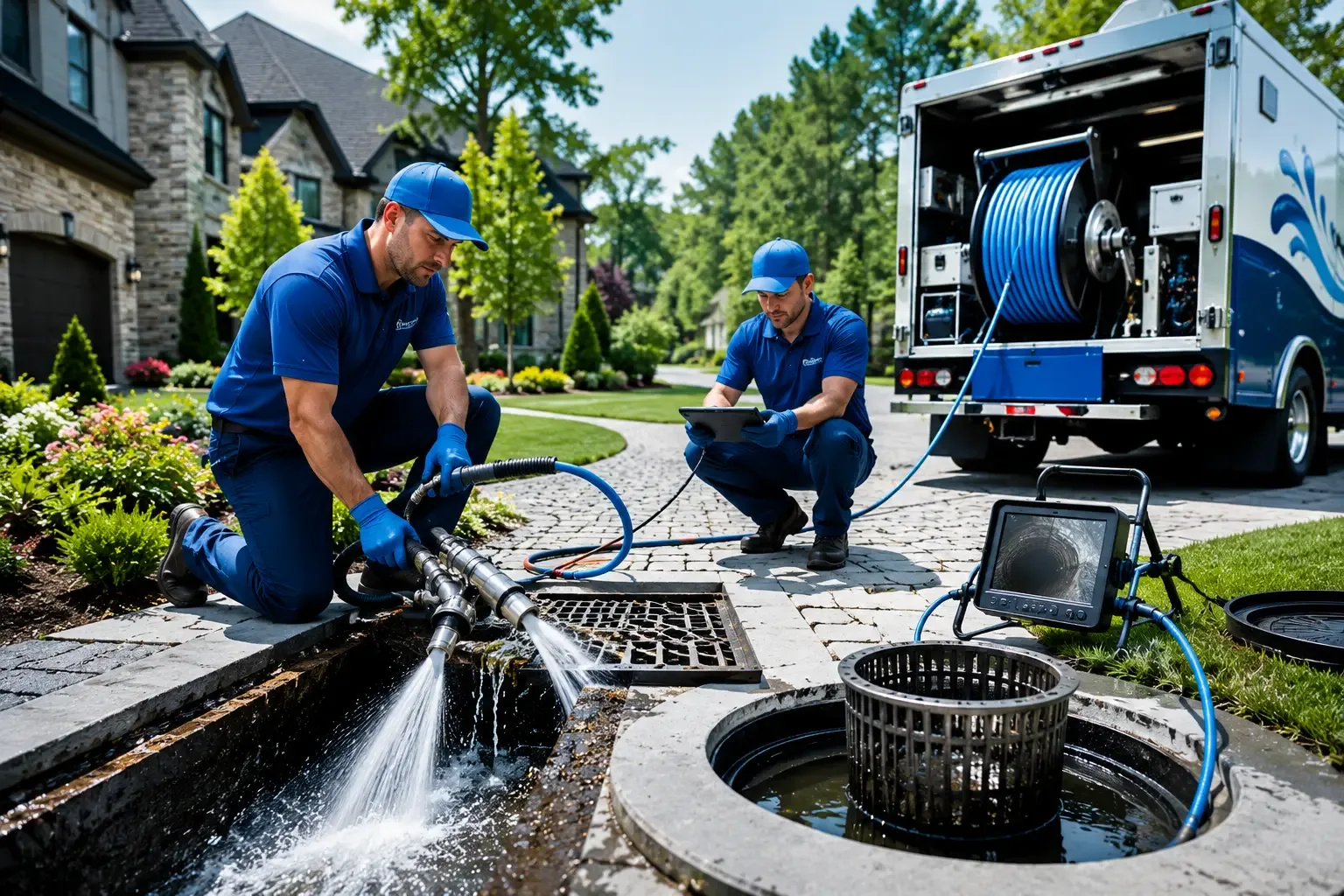 Local outdoor drain cleaning professionals in Saint John, IN